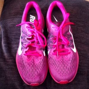Women's Nike Running shoe size 11 Purple and white original price $110.00